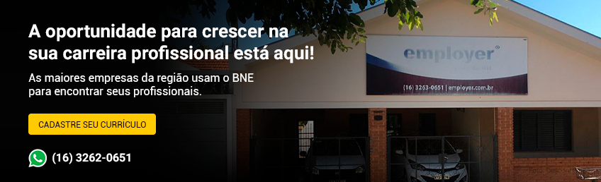 Trabalhe conosco EMPLOYER GESTAO DE MAO DE OBRA LTDA - ME